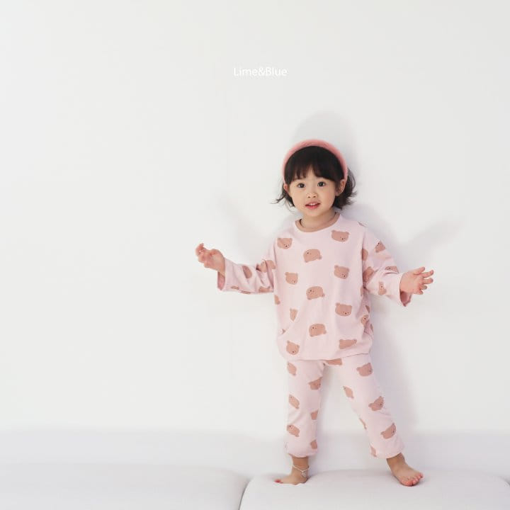 Lime & Blue - Korean Children Fashion - #kidsstore - Bear Easywear - 6
