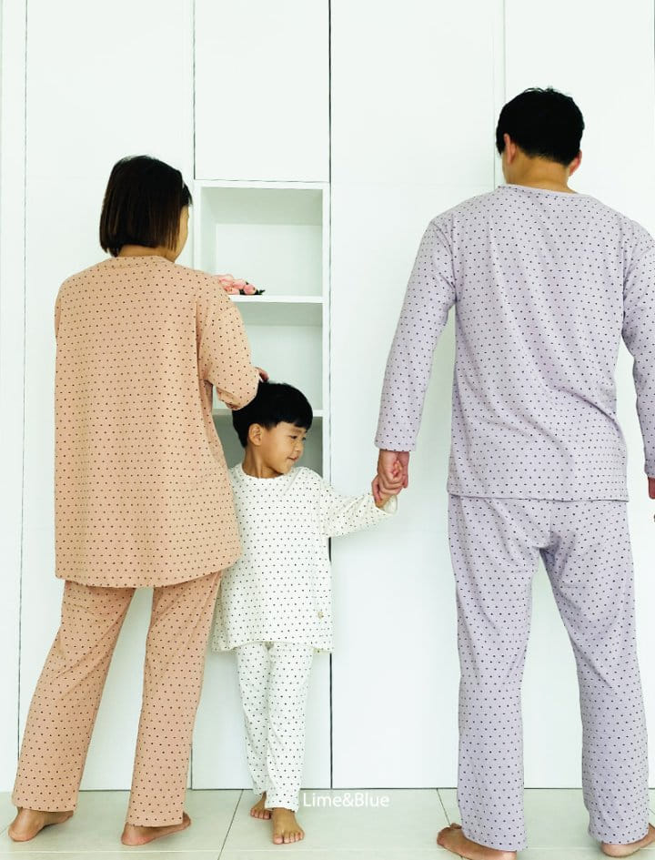Lime & Blue - Korean Children Fashion - #kidsstore - Heart Vest Easywear Mom Dad - 5