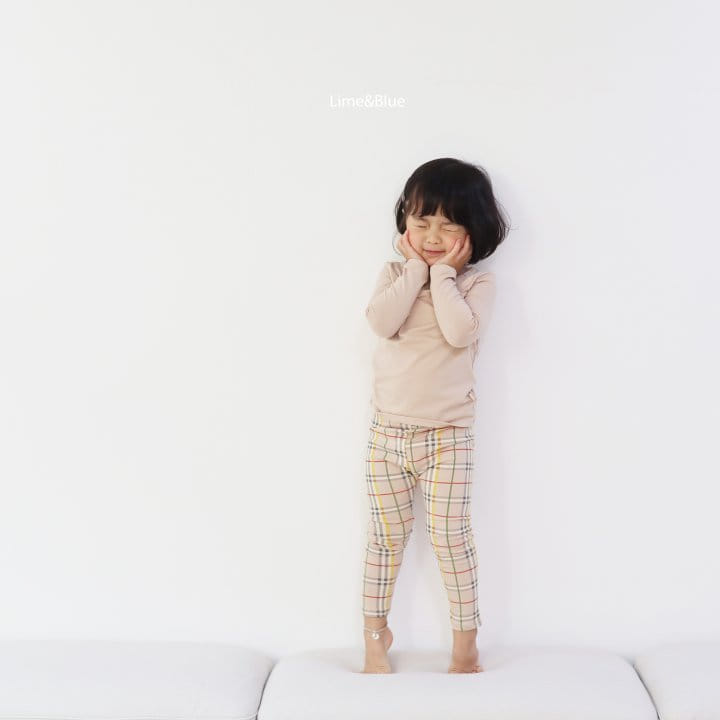 Lime & Blue - Korean Children Fashion - #magicofchildhood - Basic Check Easywear - 10