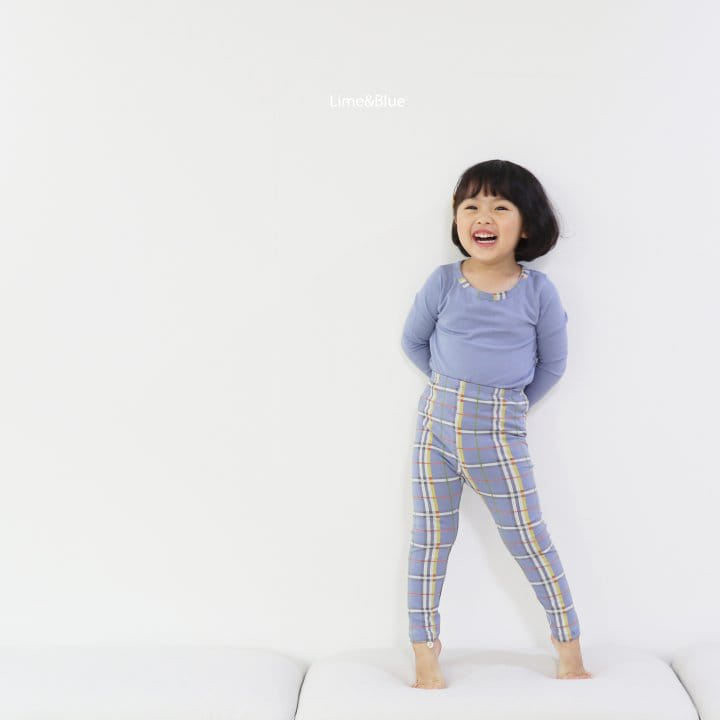 Lime & Blue - Korean Children Fashion - #prettylittlegirls - Basic Check Easywear - 12