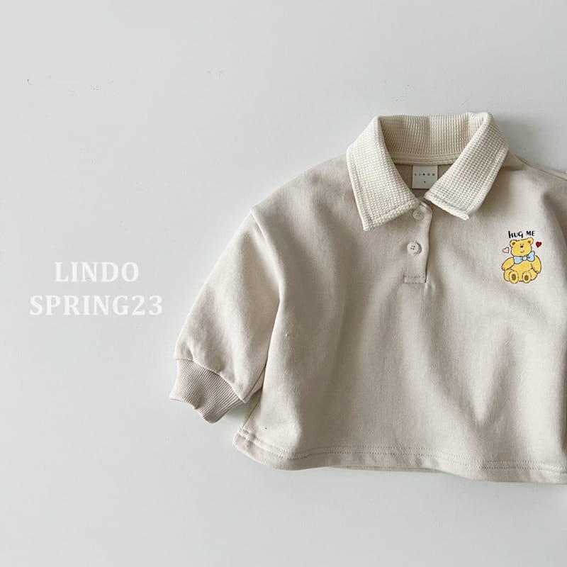 Lindo - Korean Children Fashion - #kidsstore - Hug Me Collar Top Bottom Set - 4