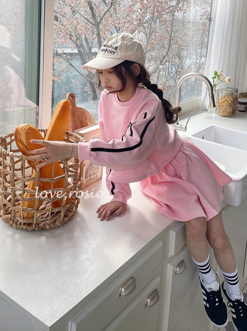 Love Rosie - Korean Children Fashion - #todddlerfashion - Two Tape Girl Skirt Top Bottom SET - 7