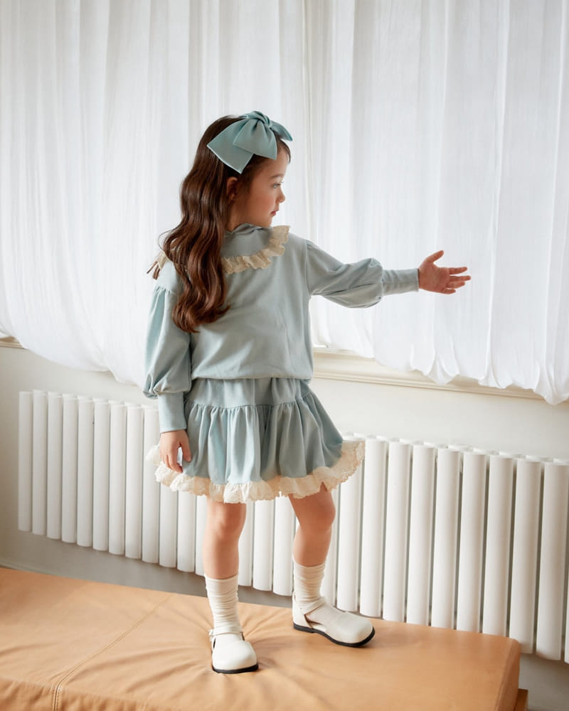 Loveplain - Korean Children Fashion - #childrensboutique - Cuty Top Bottom Set