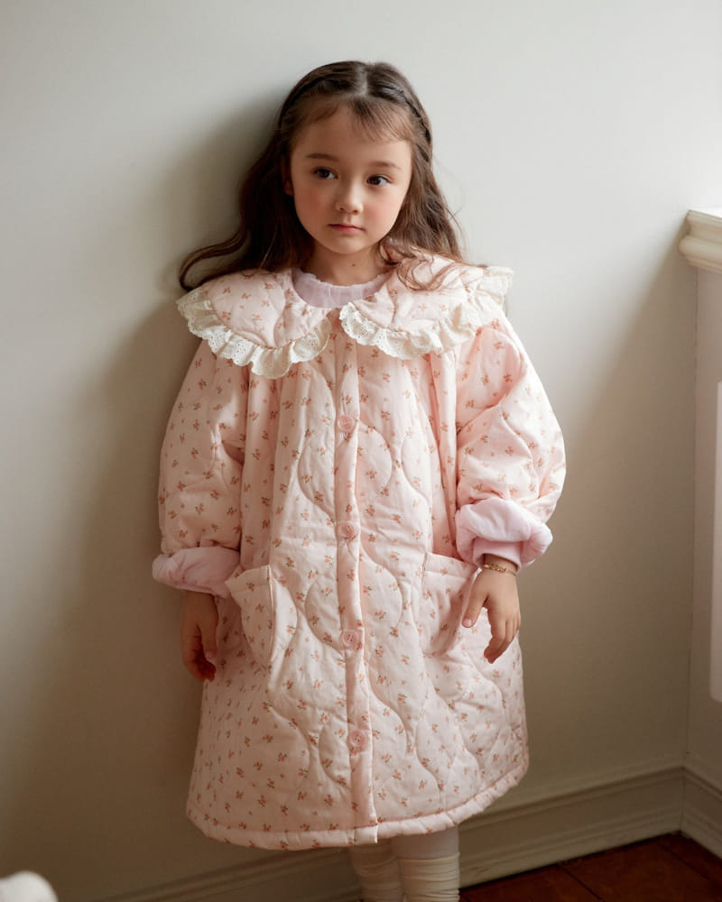 Loveplain - Korean Children Fashion - #designkidswear - Daisy Quilting Coat - 9