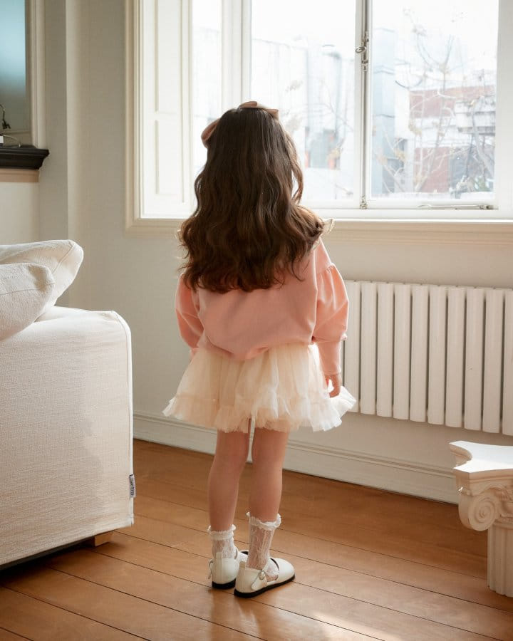 Loveplain - Korean Children Fashion - #kidsshorts - Creamy Tutu Skirt