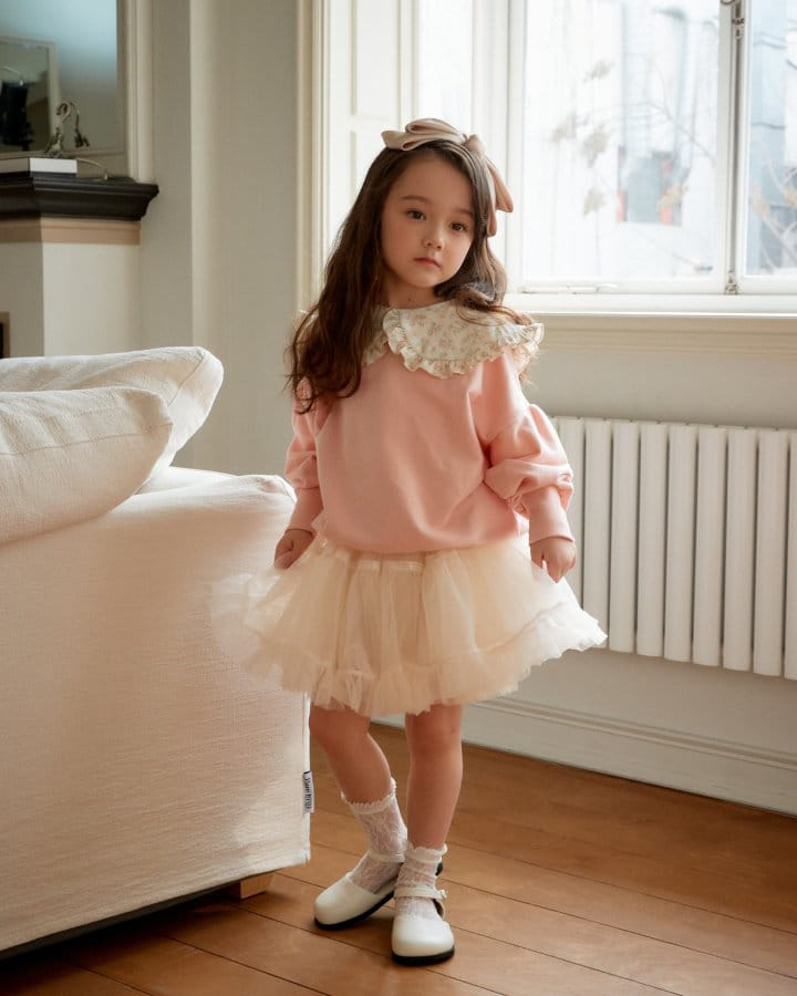 Loveplain - Korean Children Fashion - #kidsstore - Creamy Tutu Skirt - 2