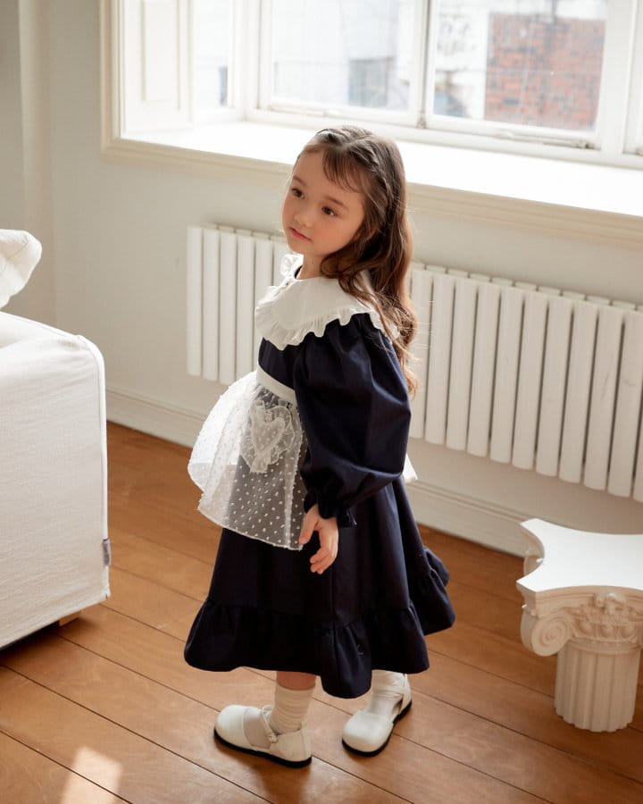 Loveplain - Korean Children Fashion - #littlefashionista - Snow Flower Apron - 4