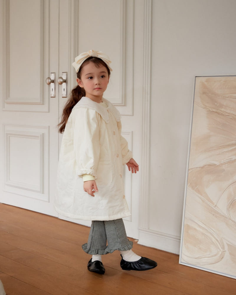 Loveplain - Korean Children Fashion - #minifashionista - Clare Quilting Coat - 3