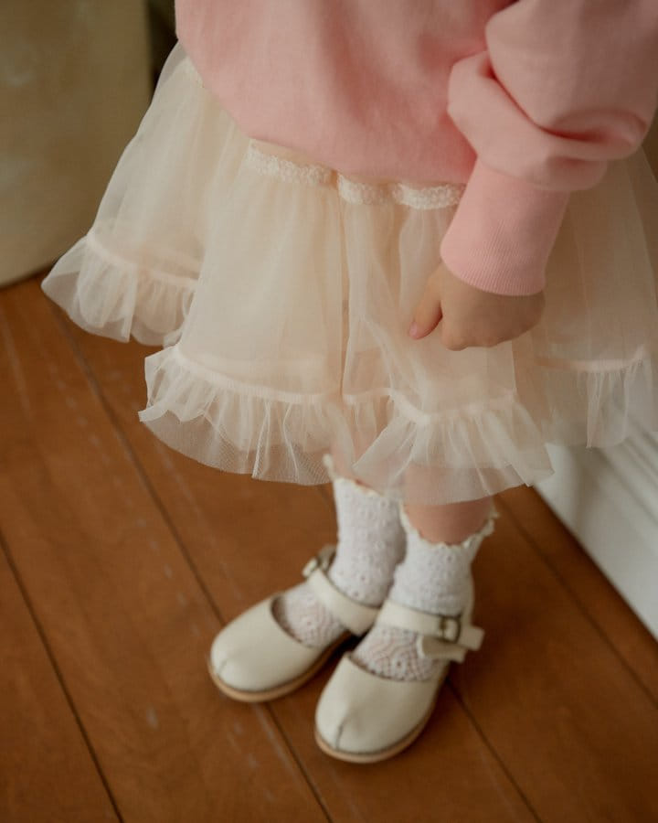 Loveplain - Korean Children Fashion - #minifashionista - Creamy Tutu Skirt - 7