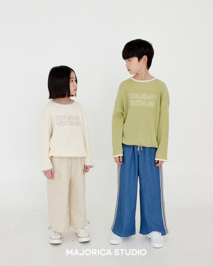 Majorica - Korean Children Fashion - #childofig - Waffle Sweatshirt - 3