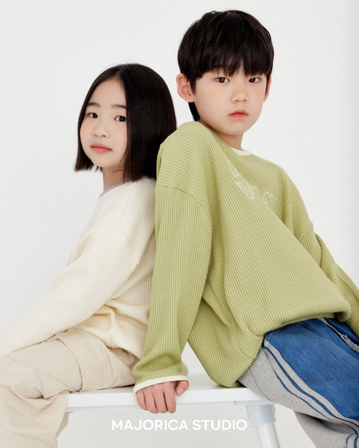 Majorica - Korean Children Fashion - #designkidswear - Waffle Sweatshirt - 5
