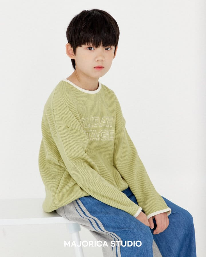 Majorica - Korean Children Fashion - #littlefashionista - Waffle Sweatshirt - 12