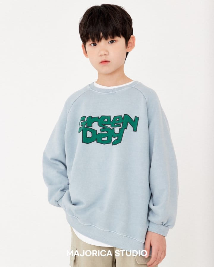Majorica - Korean Children Fashion - #magicofchildhood - Green Day Sweatshirt - 11