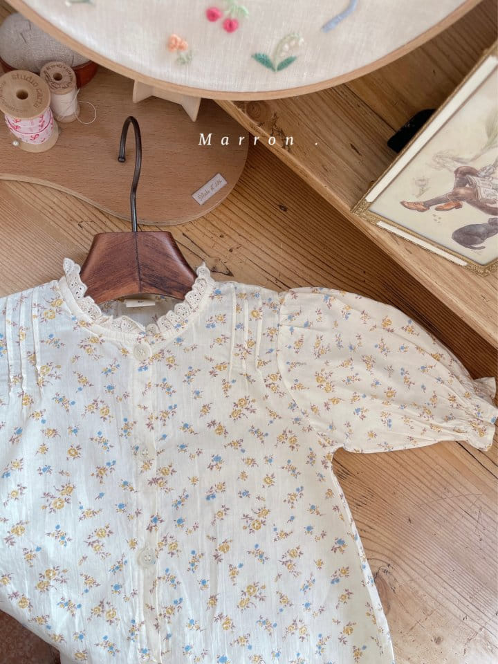 Marron Kid - Korean Baby Fashion - #babygirlfashion - Swan Bodysuit - 7