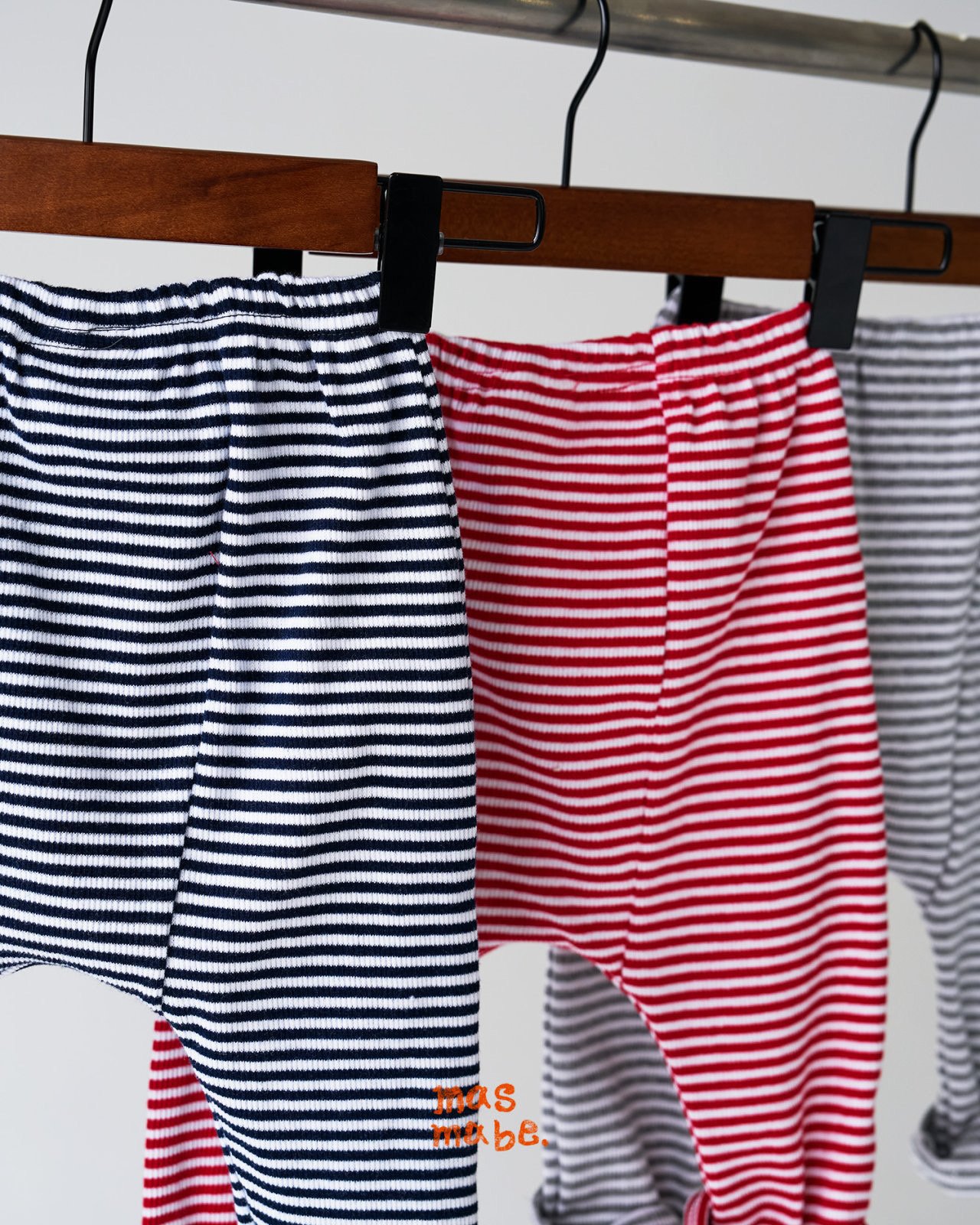 Masmabe - Korean Baby Fashion - #babyboutique - Stripes Leggings - 4