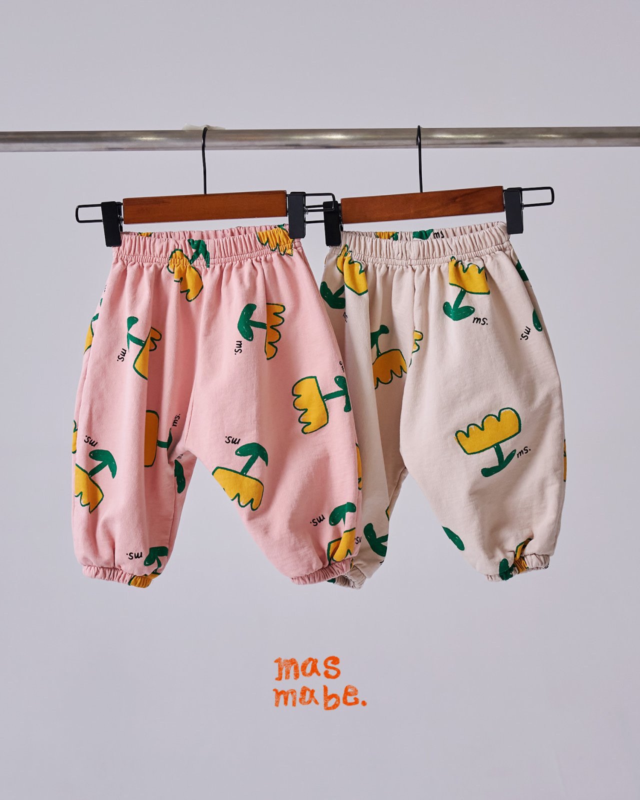 Masmabe - Korean Baby Fashion - #babyoninstagram - Yellow Tulip Top Bottom Set