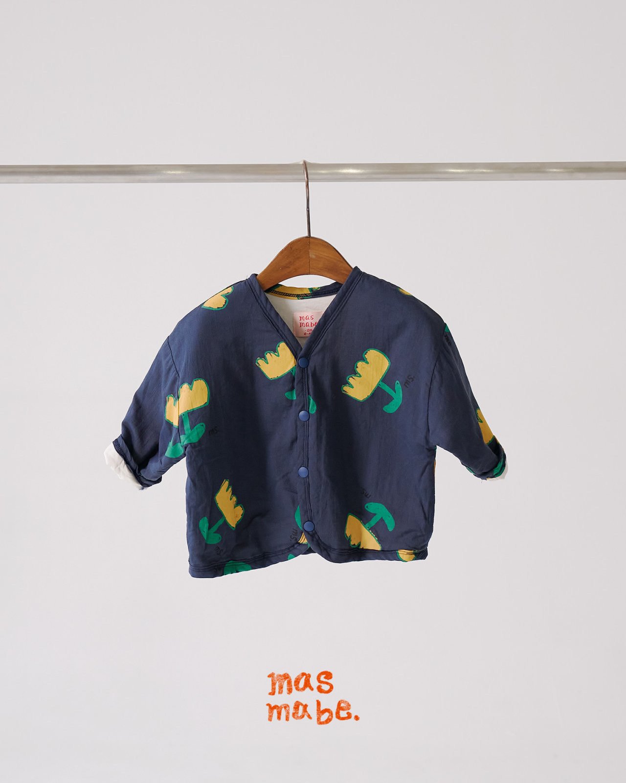Masmabe - Korean Baby Fashion - #babyoutfit - Yellow Flower Jacket - 3