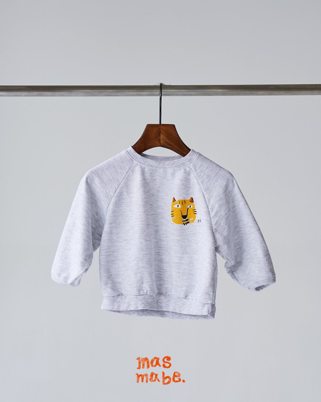 Masmabe - Korean Baby Fashion - #babywear - Puppy Tiger Sweatshirt - 3