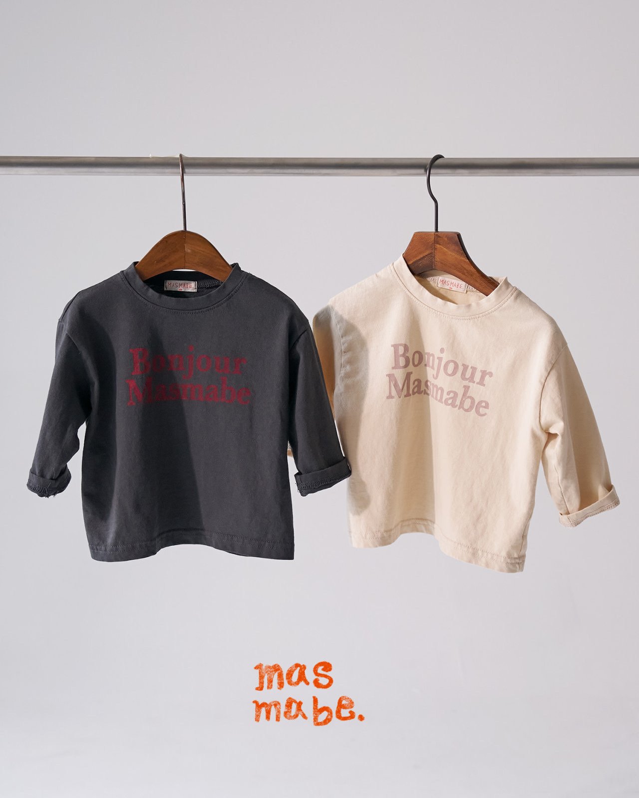 Masmabe - Korean Baby Fashion - #onlinebabyboutique - Bon Jour Tee - 3
