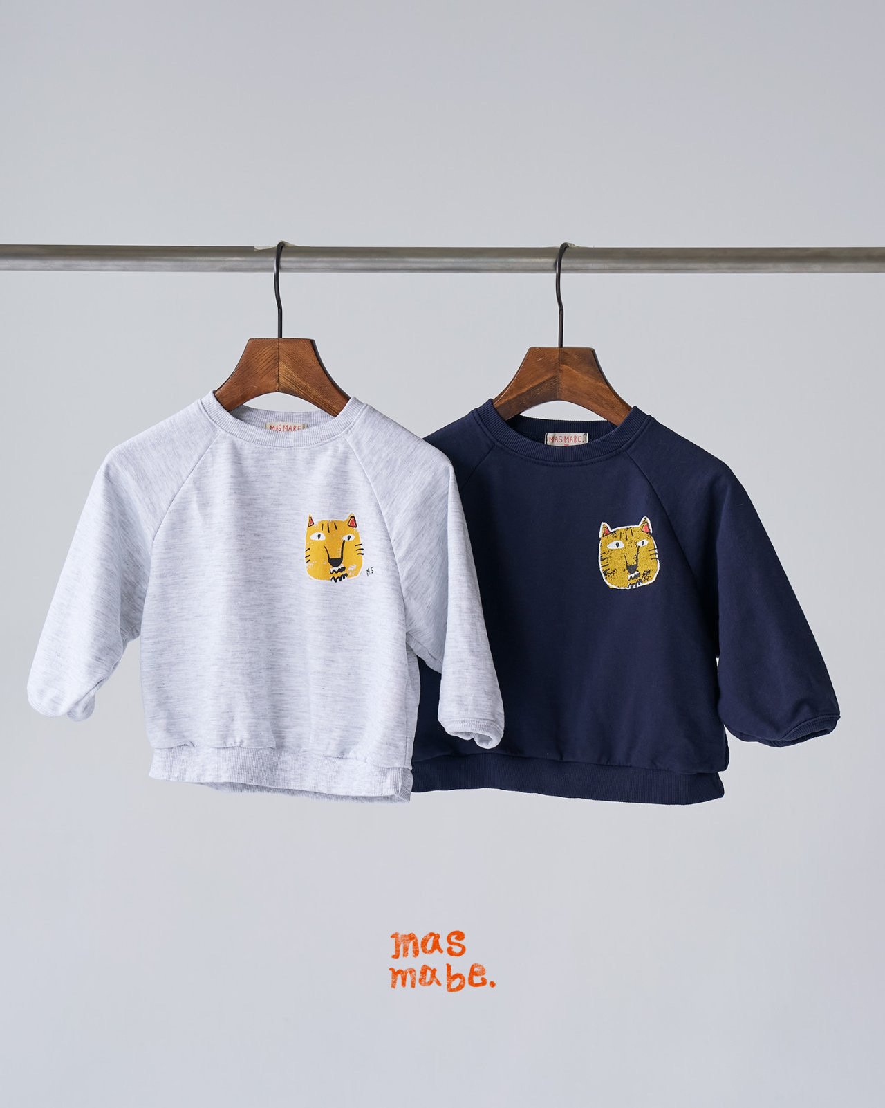Masmabe - Korean Baby Fashion - #onlinebabyshop - Puppy Tiger Sweatshirt - 5