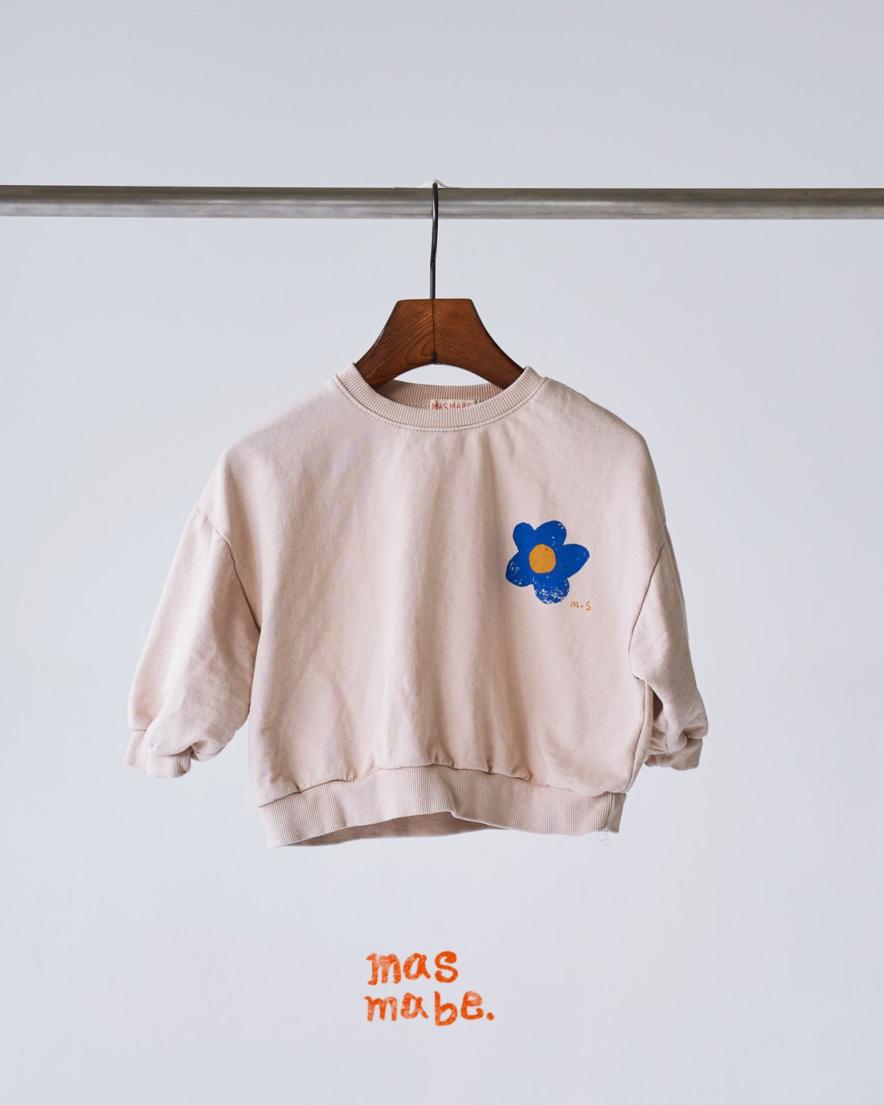 Masmabe - Korean Baby Fashion - #onlinebabyshop - Smiel Flower Sweatshirt - 3