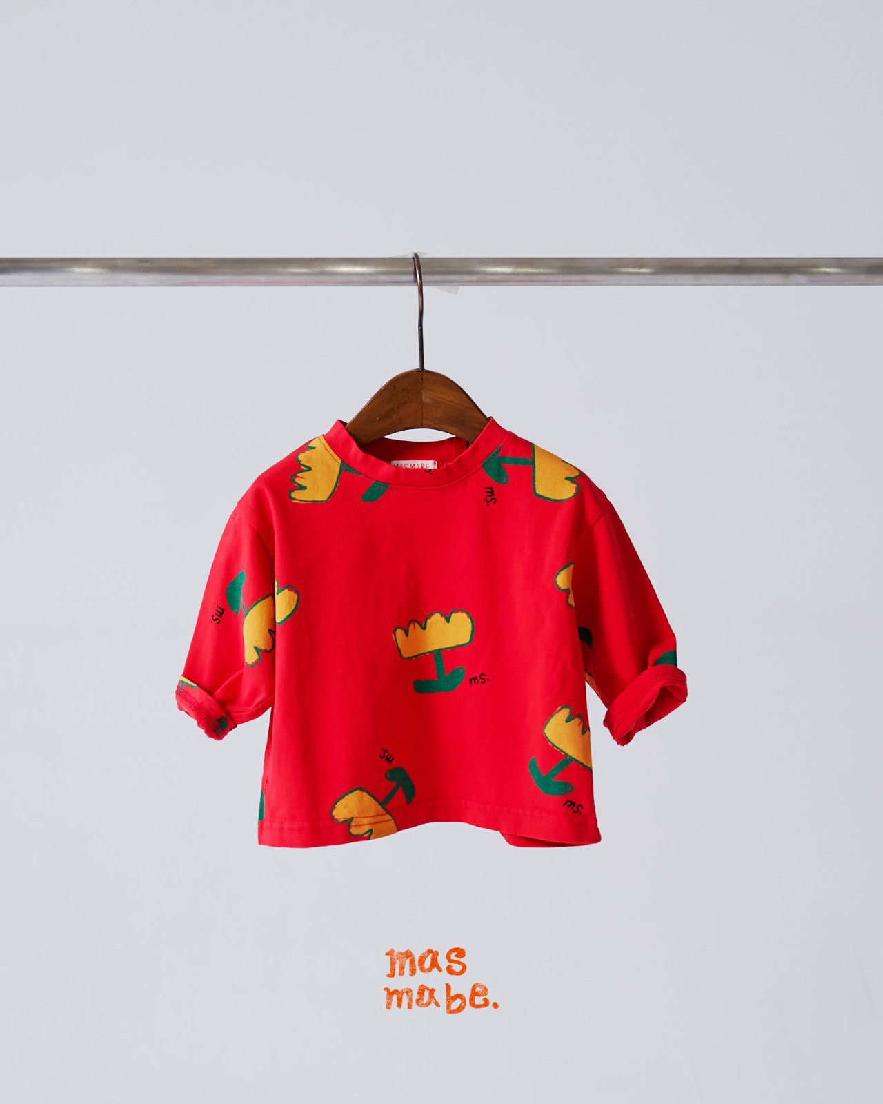 Masmabe - Korean Children Fashion - #designkidswear - Yellow Tulip Tee - 2