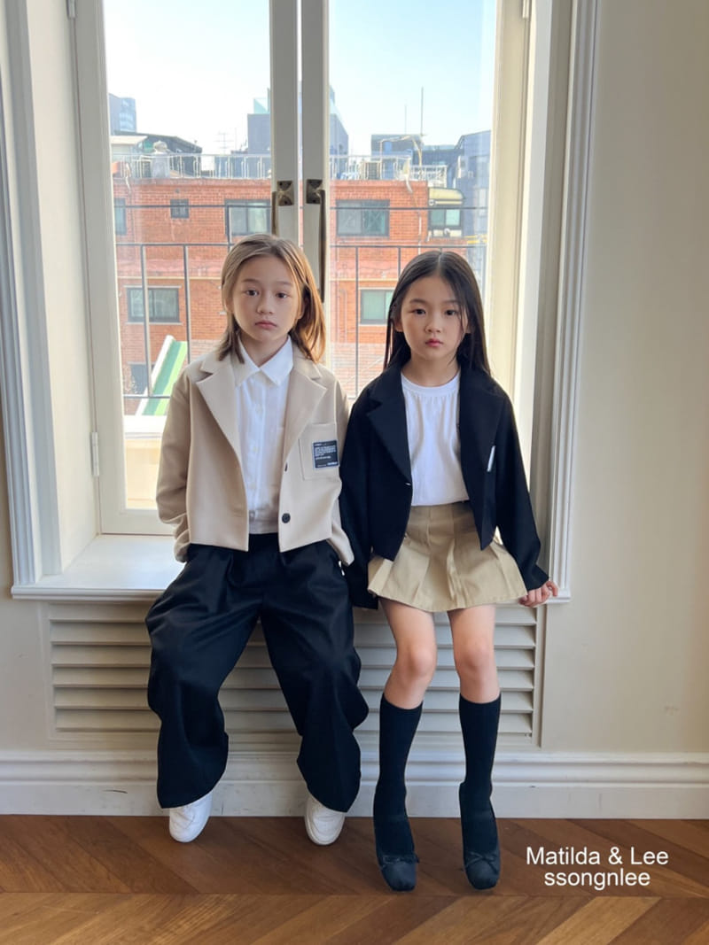 Matilda & Lee - Korean Children Fashion - #childofig - Crop Label Jacket - 7