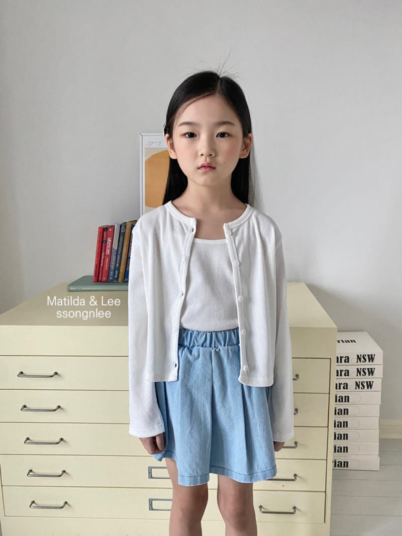Matilda & Lee - Korean Children Fashion - #childofig - Light Denim Skirt - 5