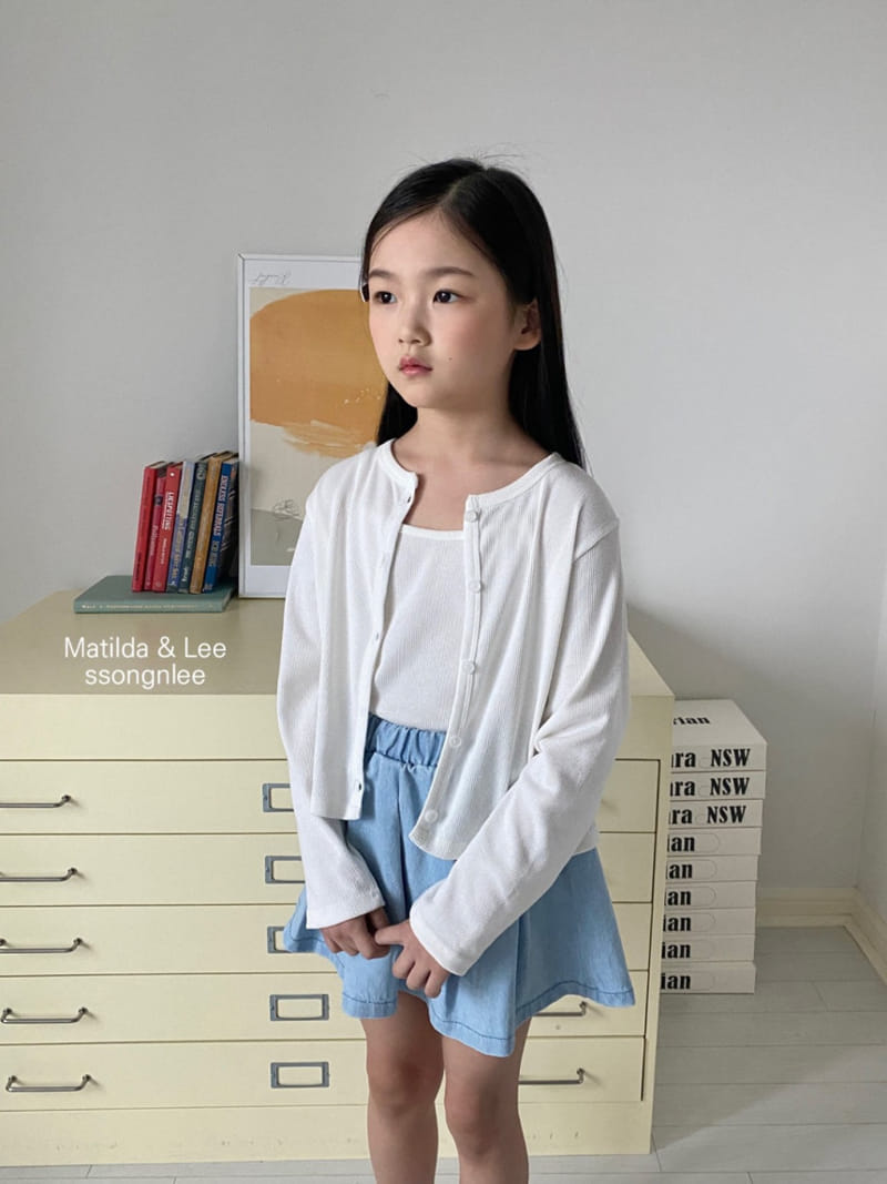 Matilda & Lee - Korean Children Fashion - #designkidswear - Light Denim Skirt - 7