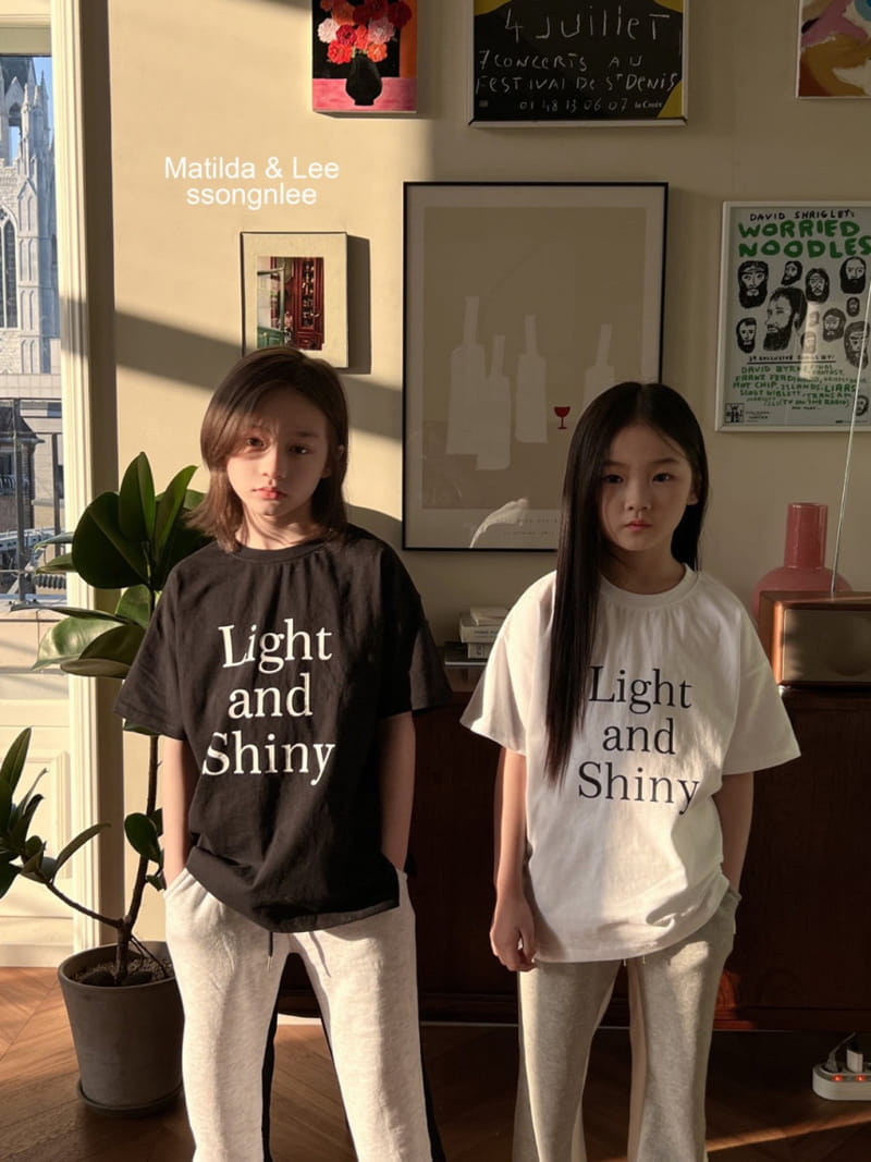 Matilda & Lee - Korean Children Fashion - #discoveringself - Light Short Sleeves Tee - 12
