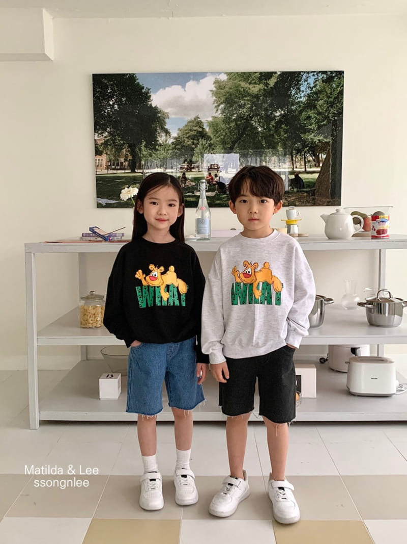Matilda & Lee - Korean Children Fashion - #fashionkids - What Sweatshirt