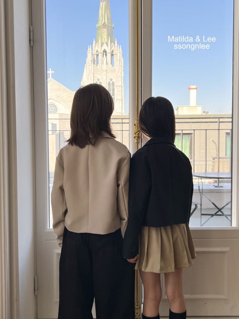 Matilda & Lee - Korean Children Fashion - #kidsshorts - Crop Label Jacket - 12