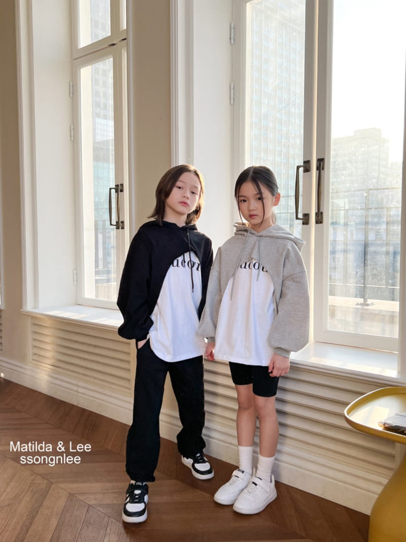 Matilda & Lee - Korean Children Fashion - #kidsshorts - Layered Hoody - 3