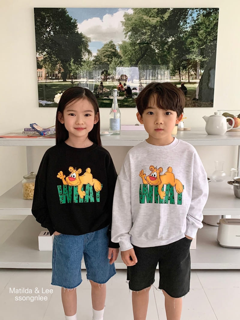 Matilda & Lee - Korean Children Fashion - #kidsshorts - What Sweatshirt - 2