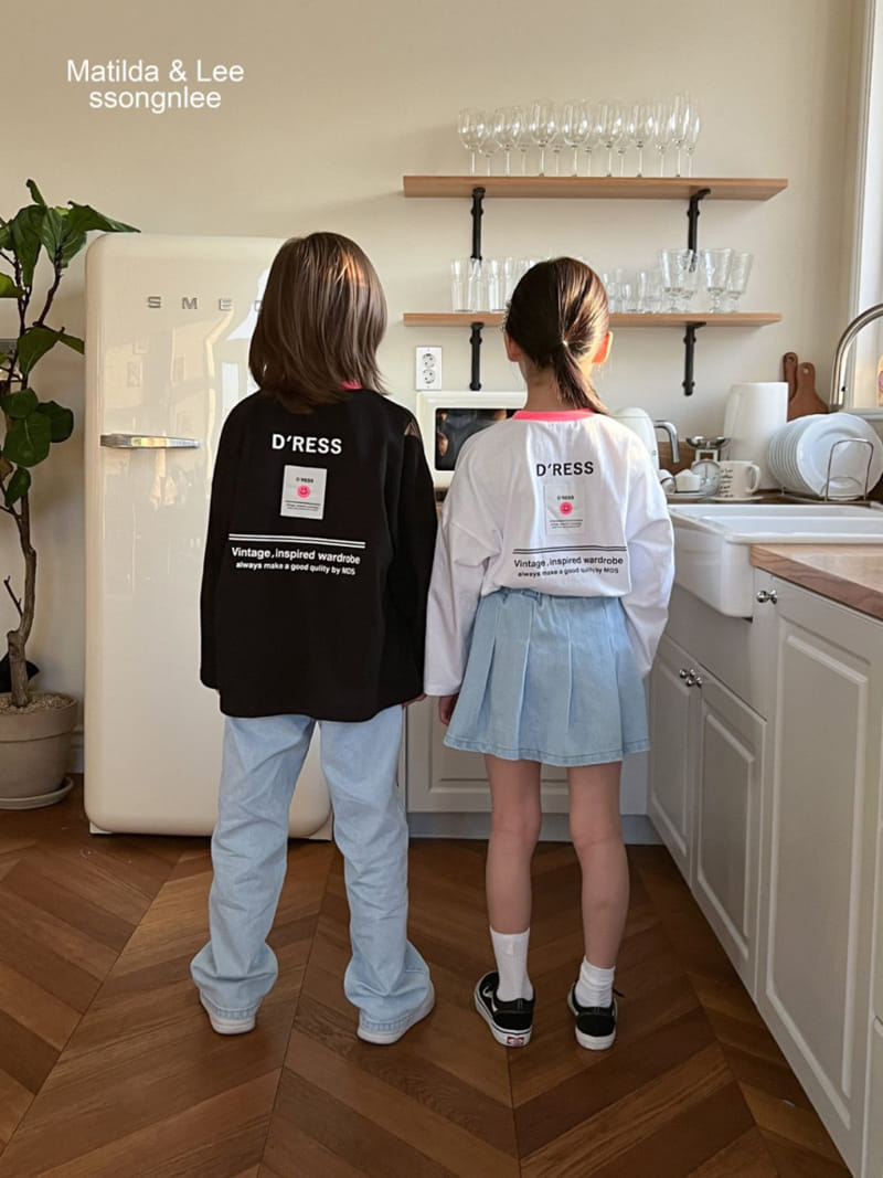 Matilda & Lee - Korean Children Fashion - #kidsshorts - Dress Tee