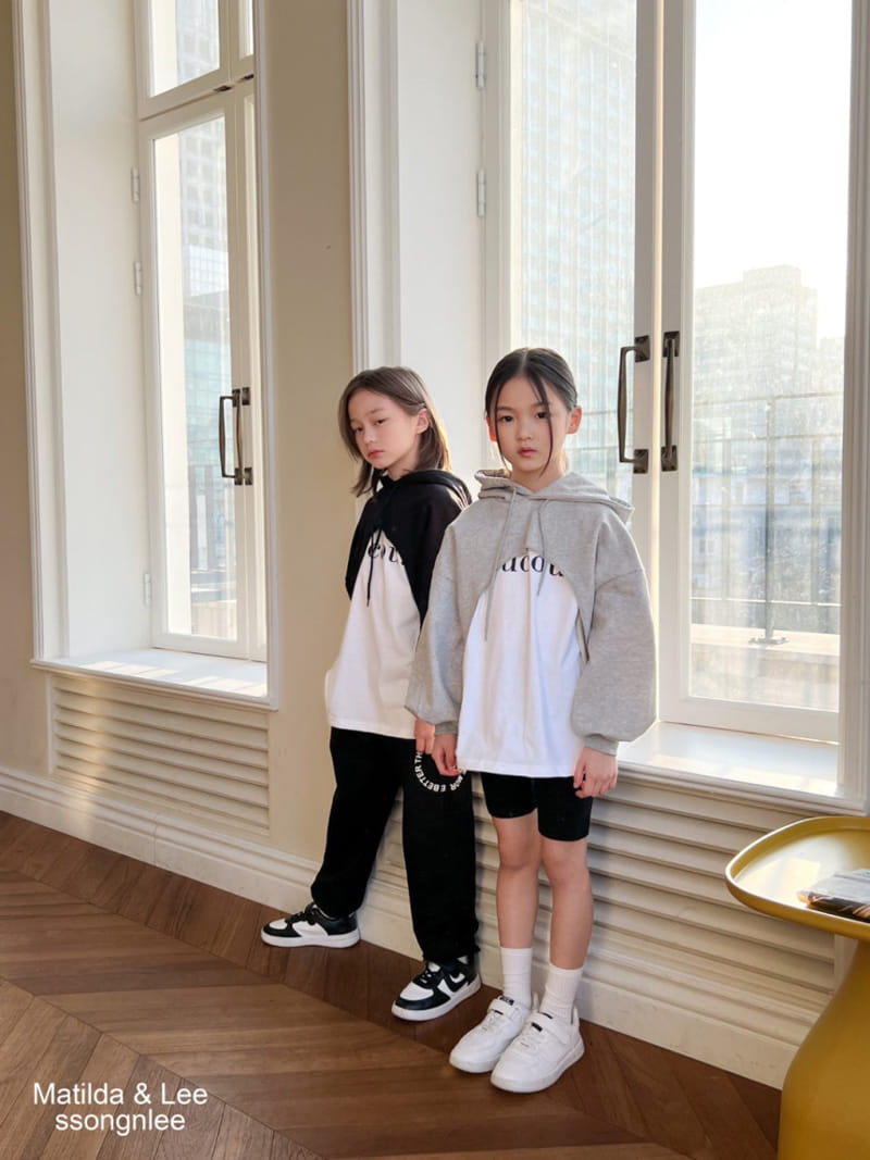 Matilda & Lee - Korean Children Fashion - #kidsshorts - Layered Hoody - 4