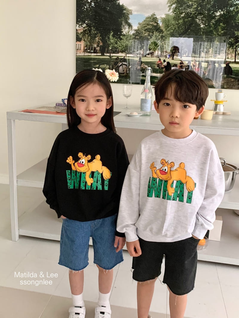 Matilda & Lee - Korean Children Fashion - #kidsstore - What Sweatshirt - 4