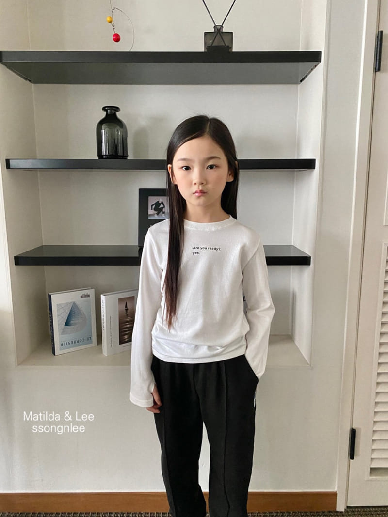 Matilda & Lee - Korean Children Fashion - #kidsstore - Finger Slit Tee - 4