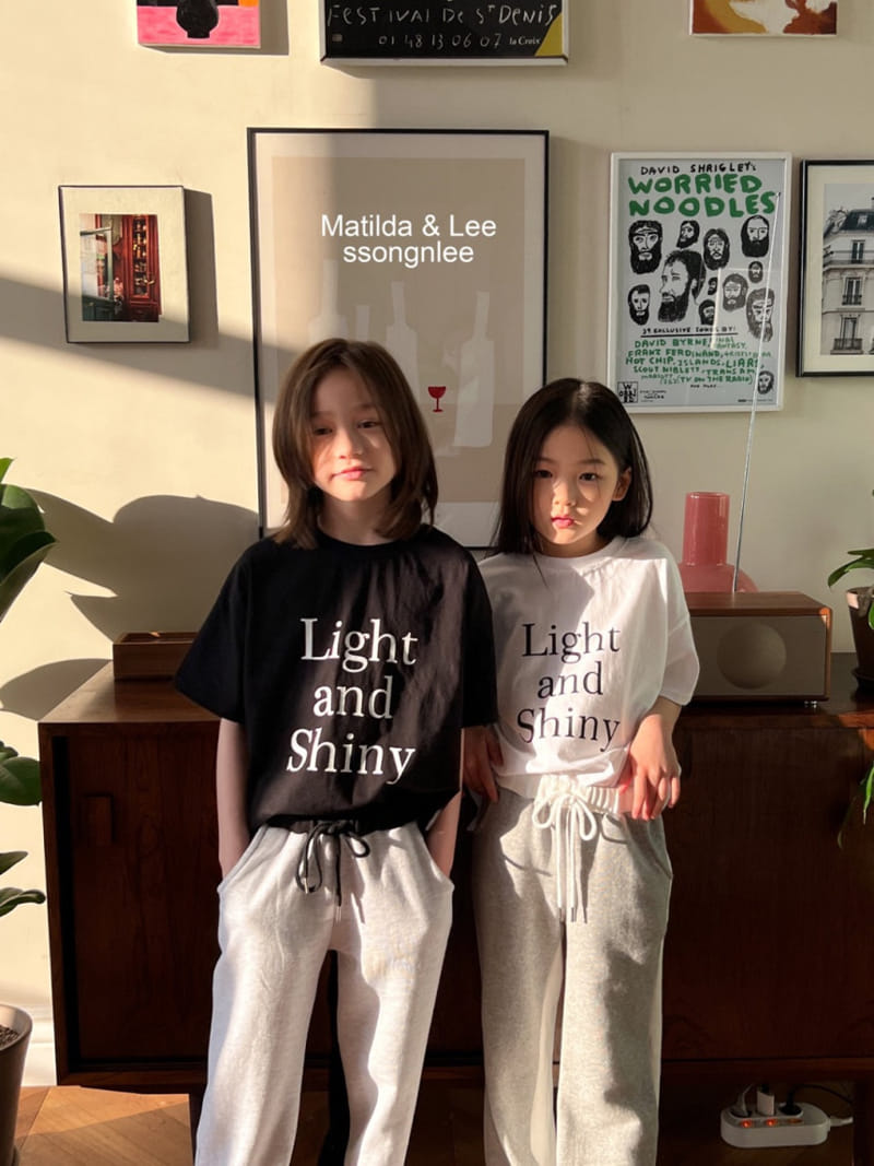 Matilda & Lee - Korean Children Fashion - #littlefashionista - Light Short Sleeves Tee - 2