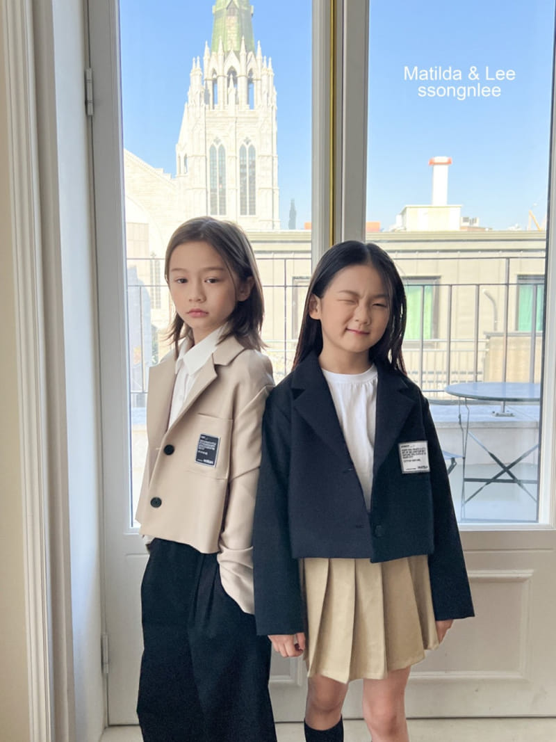Matilda & Lee - Korean Children Fashion - #magicofchildhood - Crop Label Jacket - 4