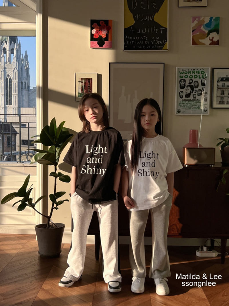 Matilda & Lee - Korean Children Fashion - #prettylittlegirls - Light Short Sleeves Tee - 5
