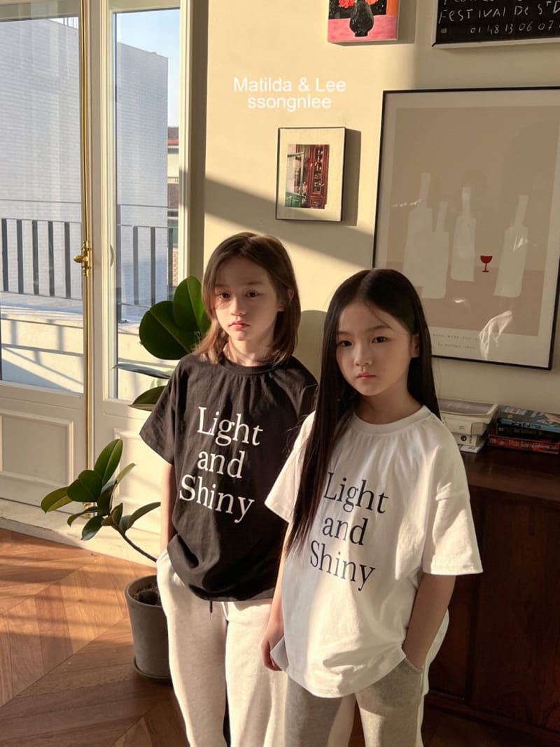 Matilda & Lee - Korean Children Fashion - #stylishchildhood - Light Short Sleeves Tee - 8