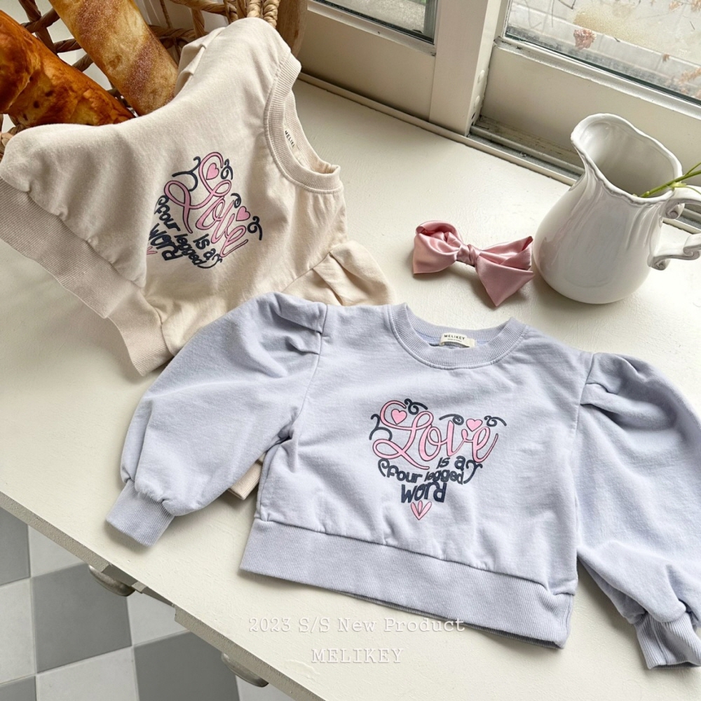 Melikey - Korean Children Fashion - #Kfashion4kids - Lovely Puff Sweatshirt