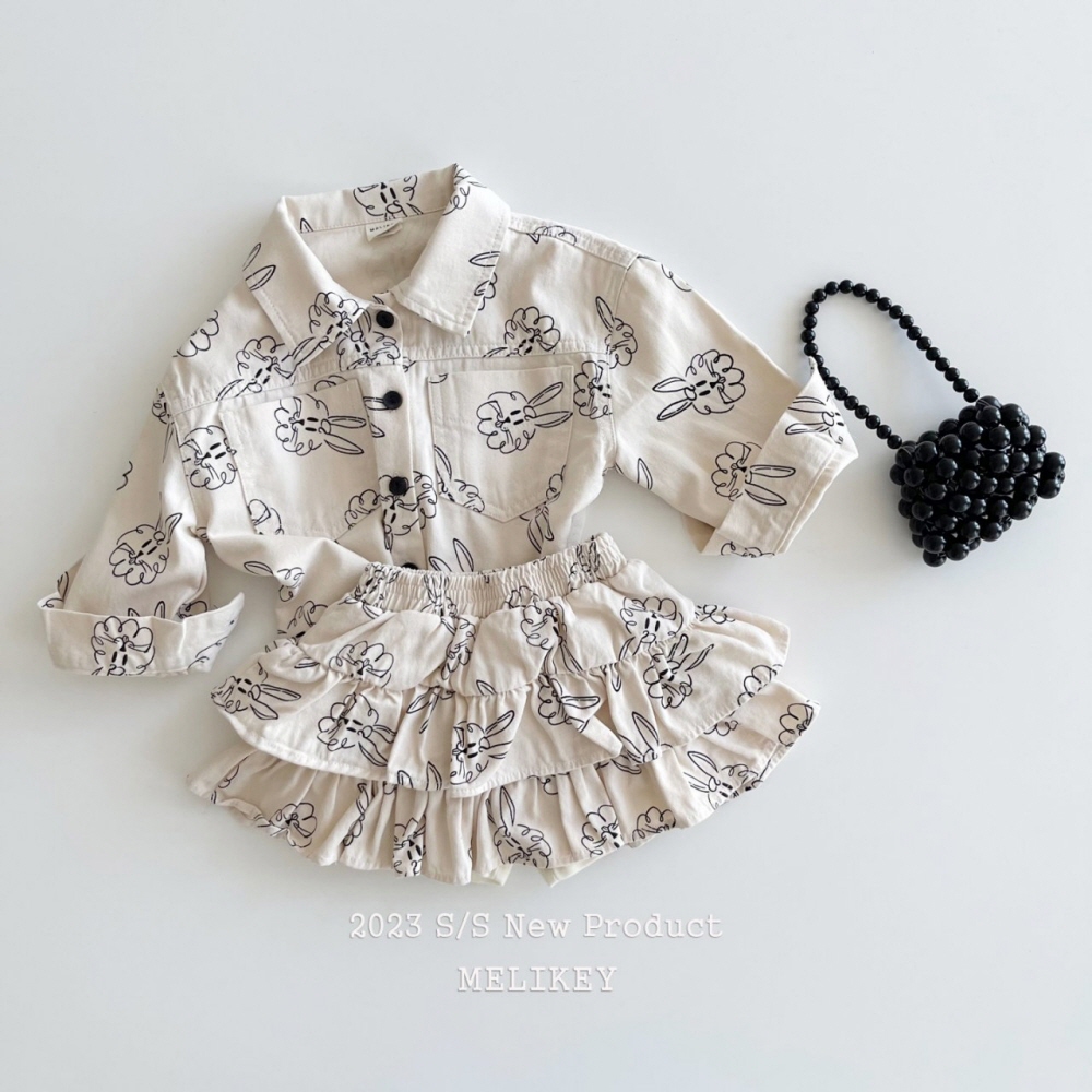 Melikey - Korean Children Fashion - #kidsstore - Rabbit Skirt - 5