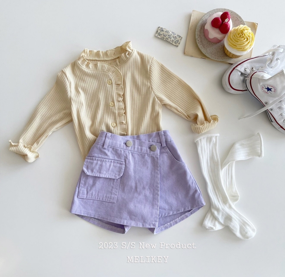 Melikey - Korean Children Fashion - #magicofchildhood - Pocket Wrap Shorts - 7
