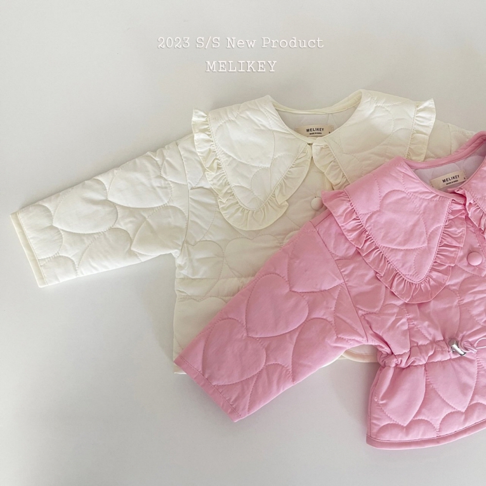 Melikey - Korean Children Fashion - #magicofchildhood - Quilting Heart Jacket - 2