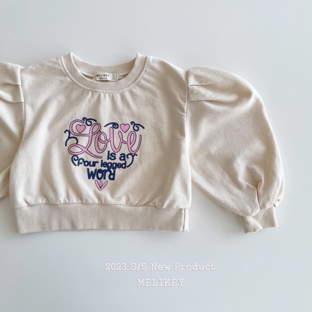 Melikey - Korean Children Fashion - #magicofchildhood - Lovely Puff Sweatshirt - 4