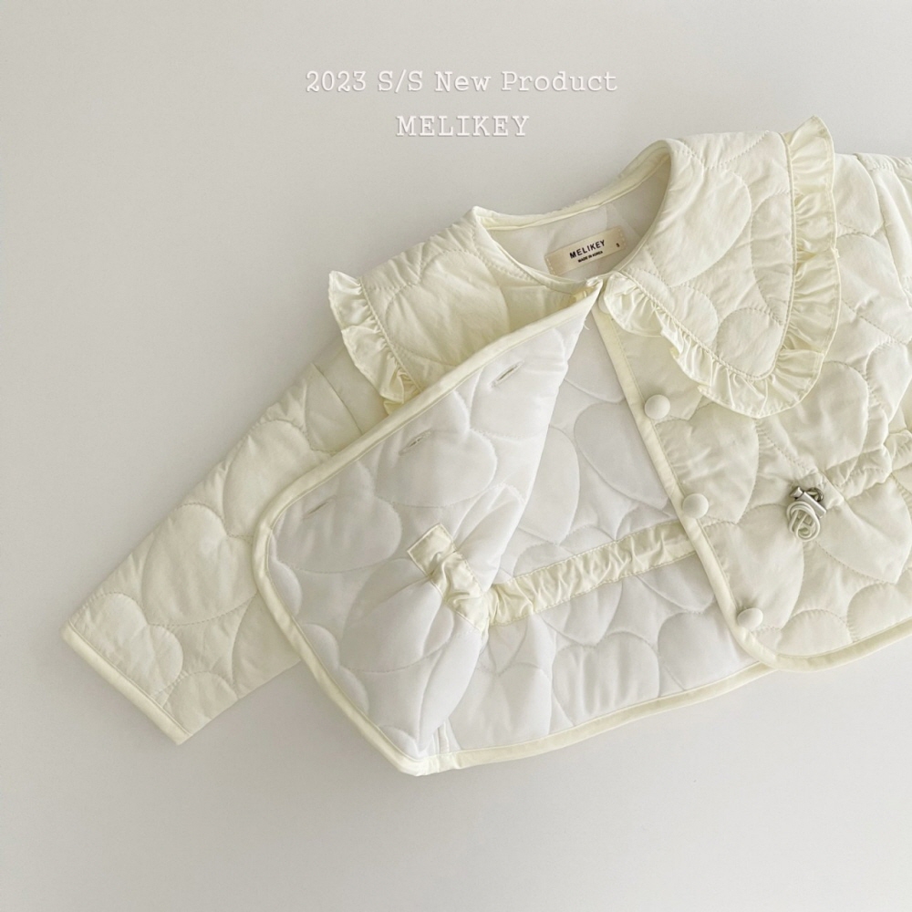 Melikey - Korean Children Fashion - #minifashionista - Quilting Heart Jacket - 3