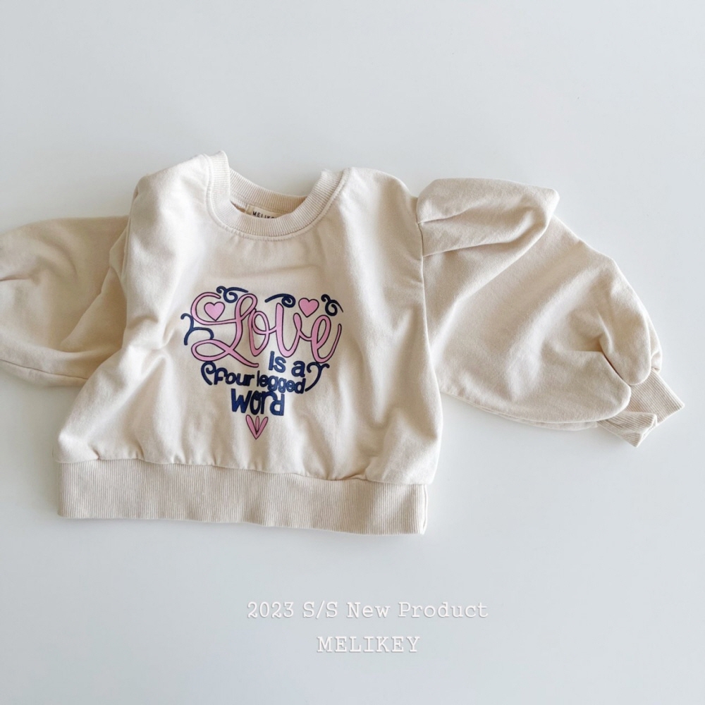Melikey - Korean Children Fashion - #prettylittlegirls - Lovely Puff Sweatshirt - 5