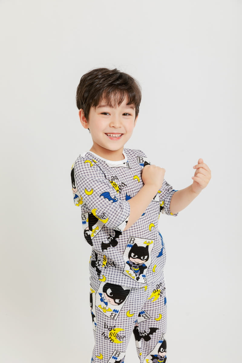 Mellis - Korean Children Fashion - #Kfashion4kids - Bat Boy Jacquard 7 Easywear